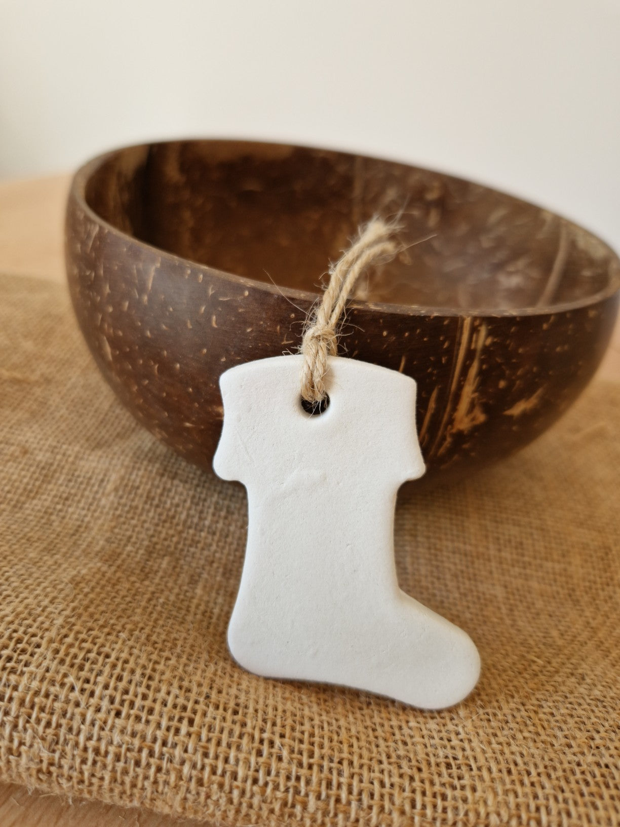 Clay Stocking Christmas Decorations