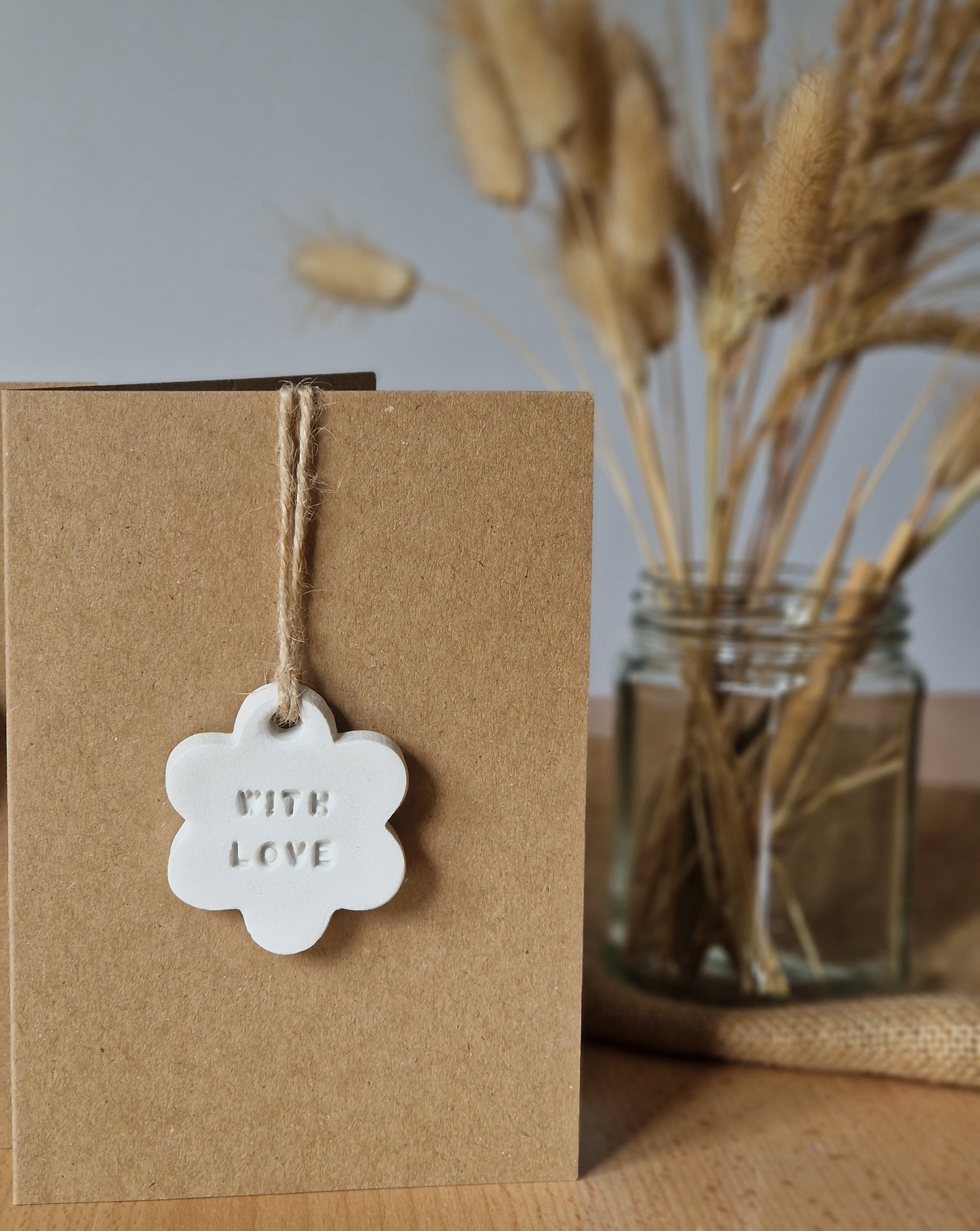 Clay Decoration Happy Birthday Cards