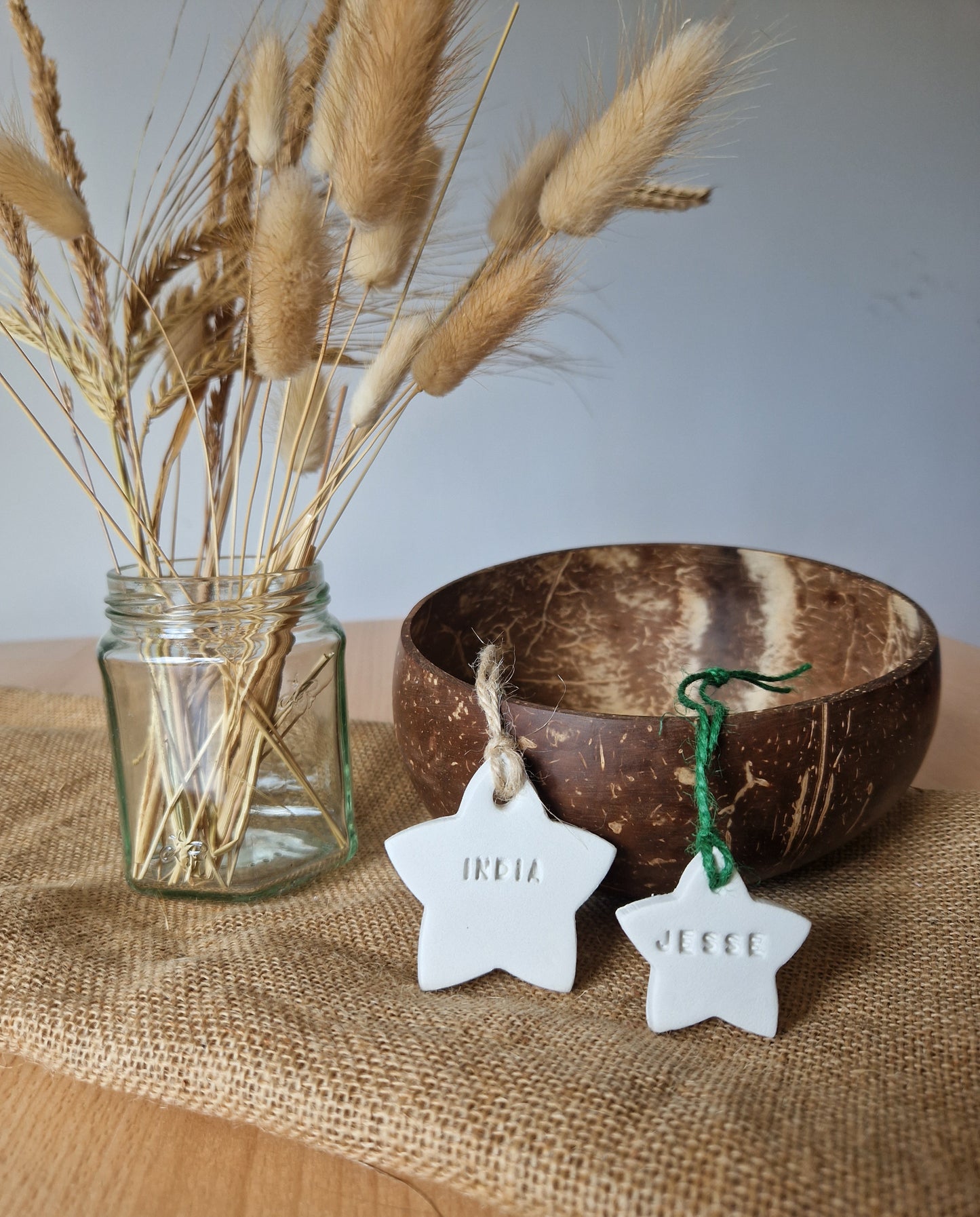 Personalised Clay Star