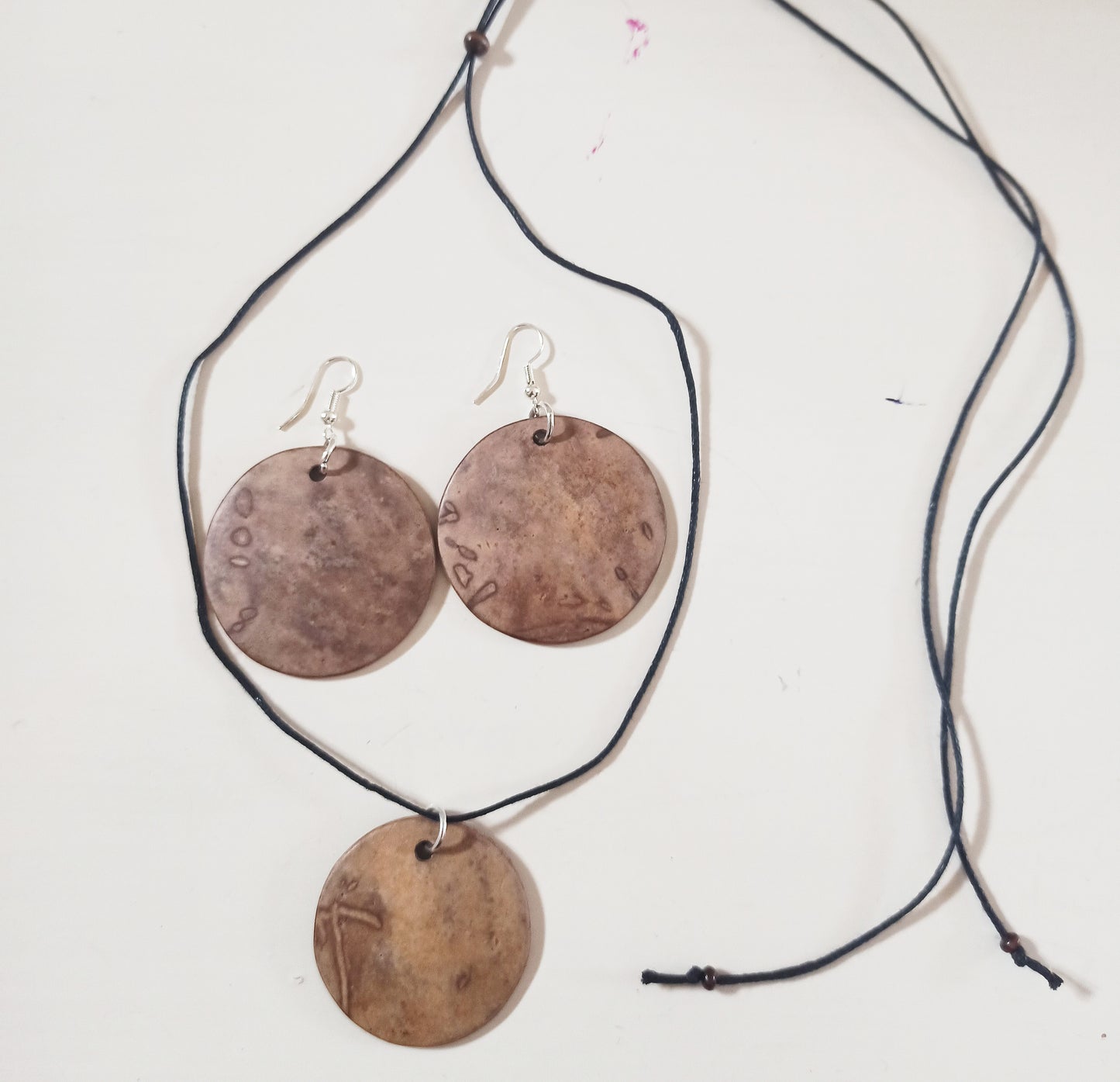 Gourd Necklace and Earrings Set