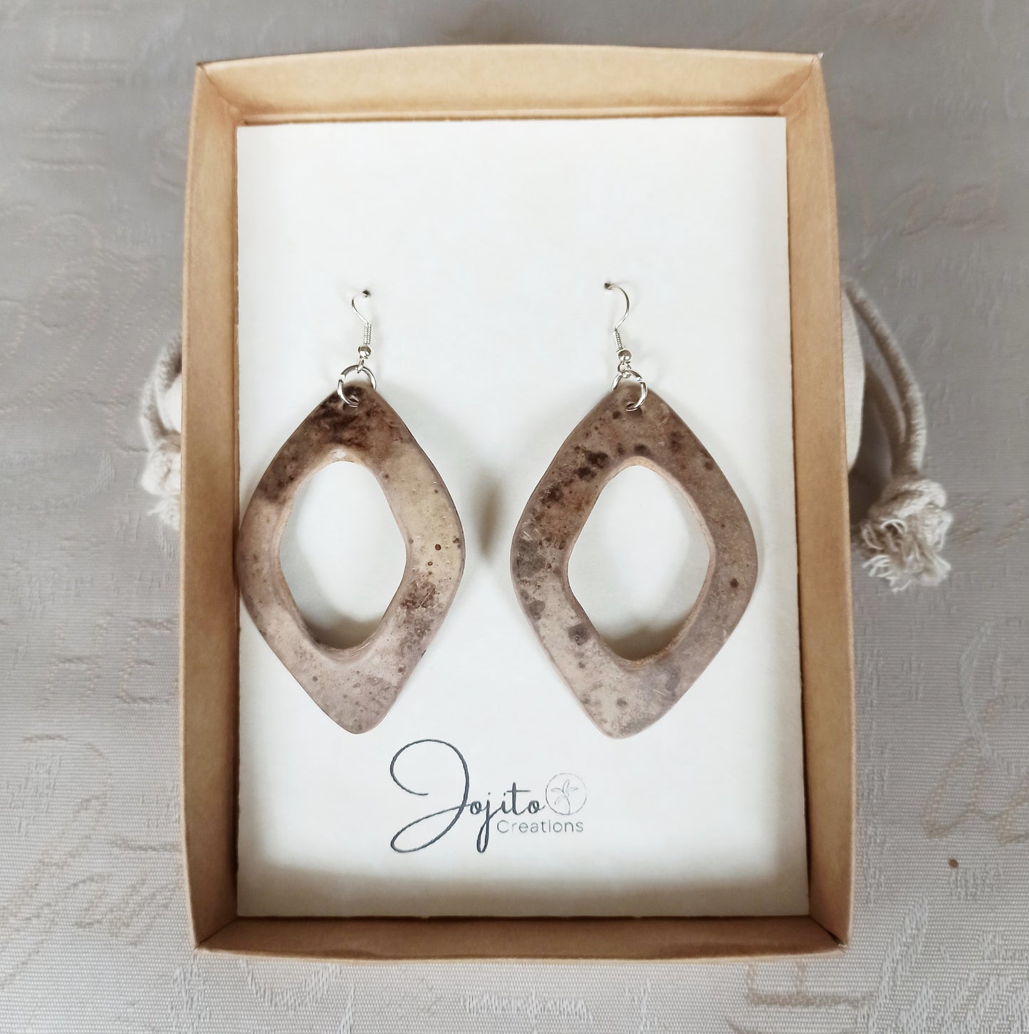 Handcrafted Gourd Earrings Natural Jewellery