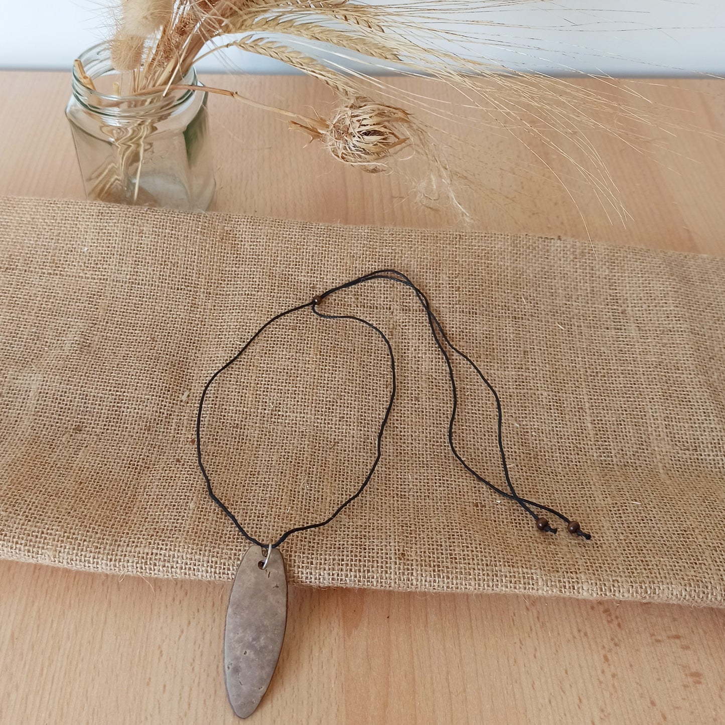 Gourd Natural Surfboard Unisex Pendant