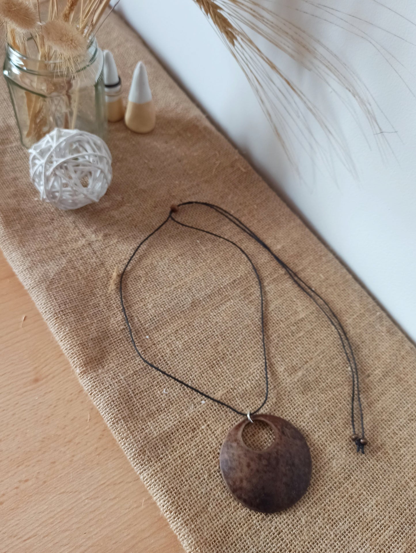 Gourd Natural Pendant Necklace Jojito Creations