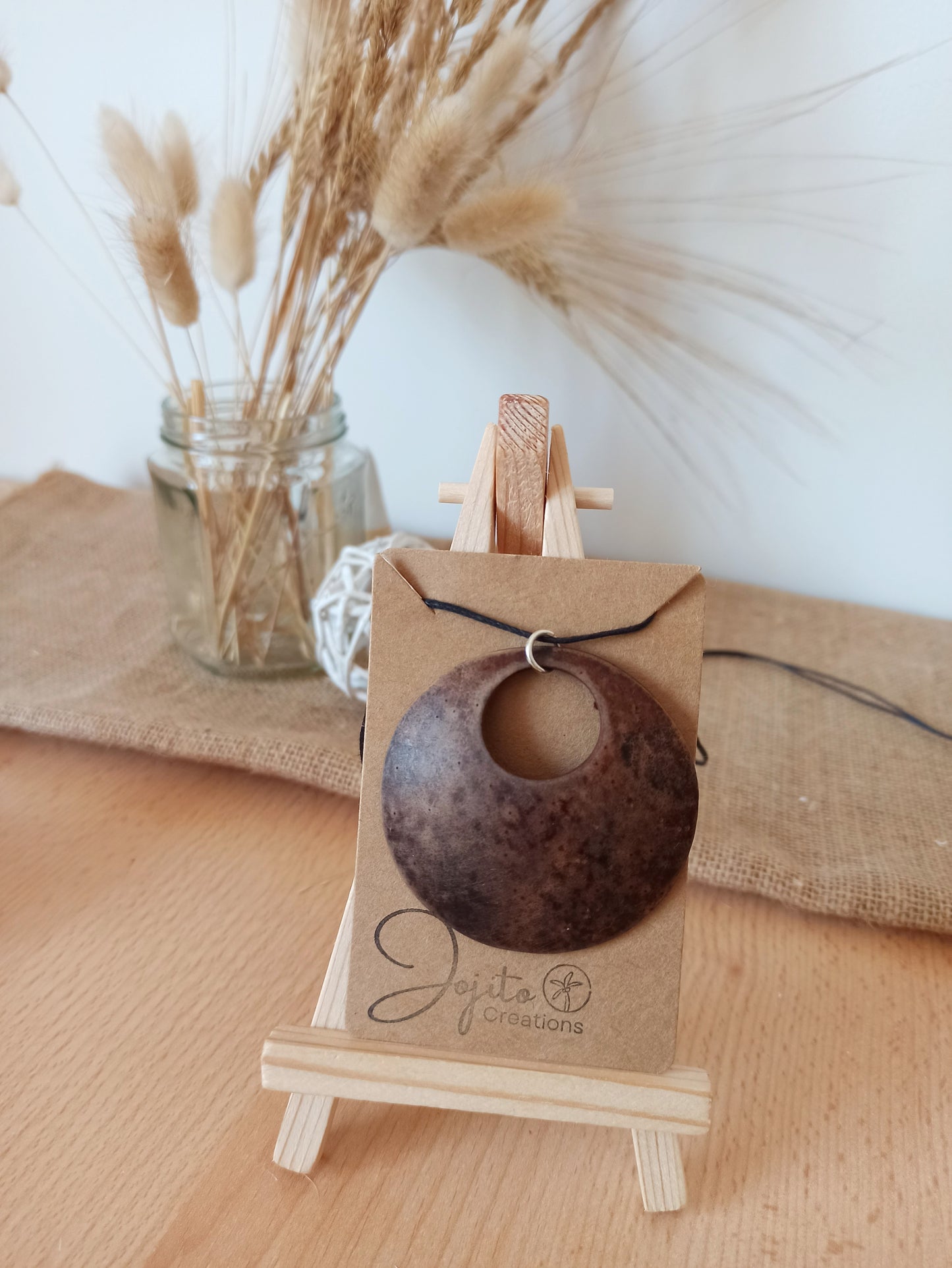 Gourd Natural Pendant Necklace Jojito Creations