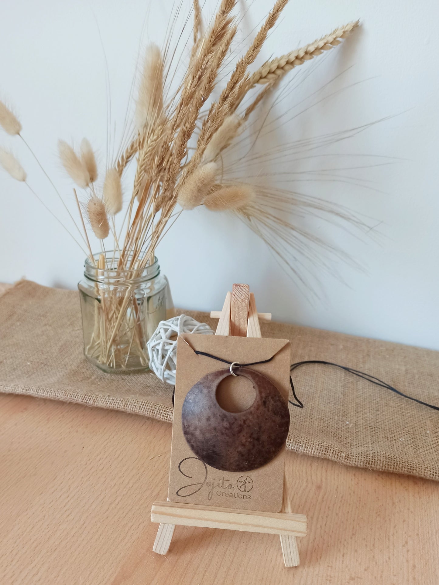 Gourd Natural Pendant Necklace Jojito Creations