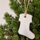 Clay Stocking Christmas Decorations