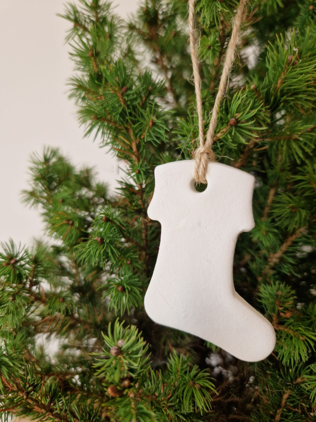 Clay Stocking Christmas Decorations