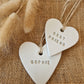 Personalised Clay Heart