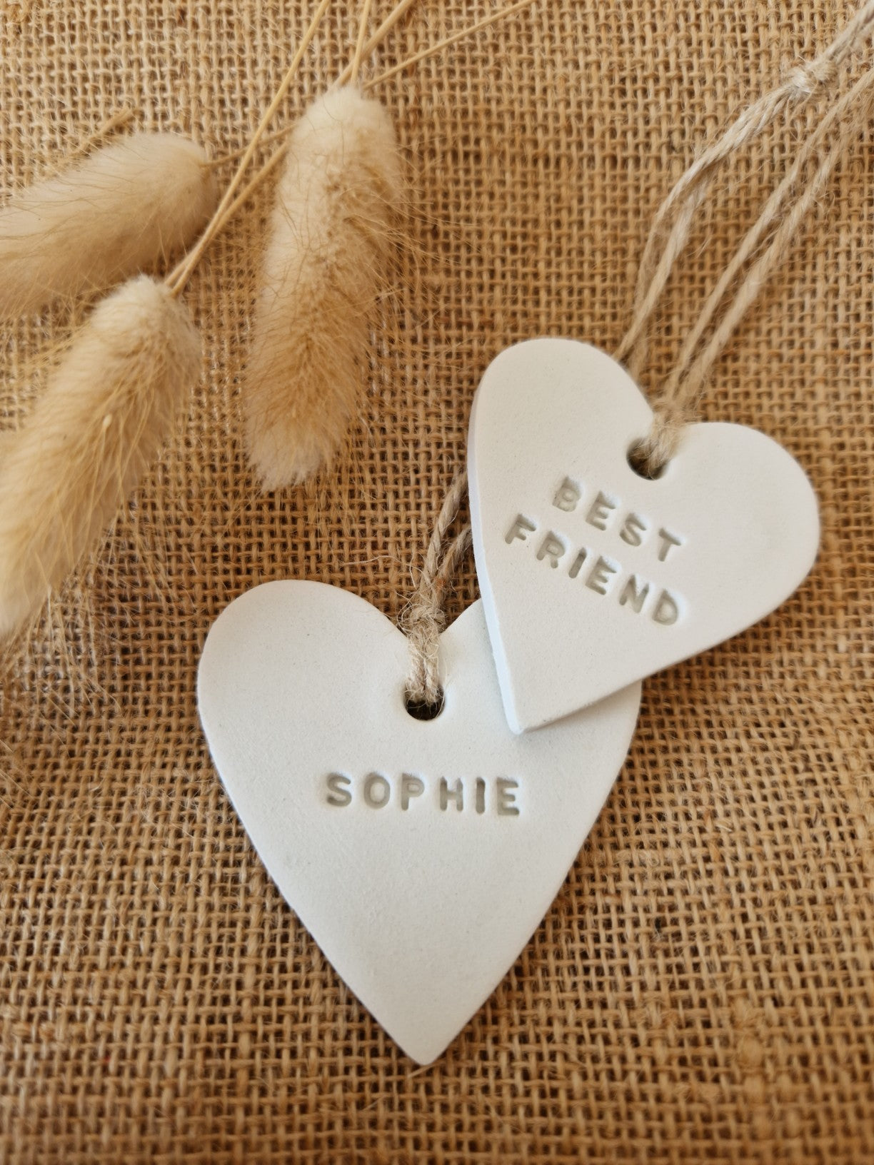 Personalised Clay Heart