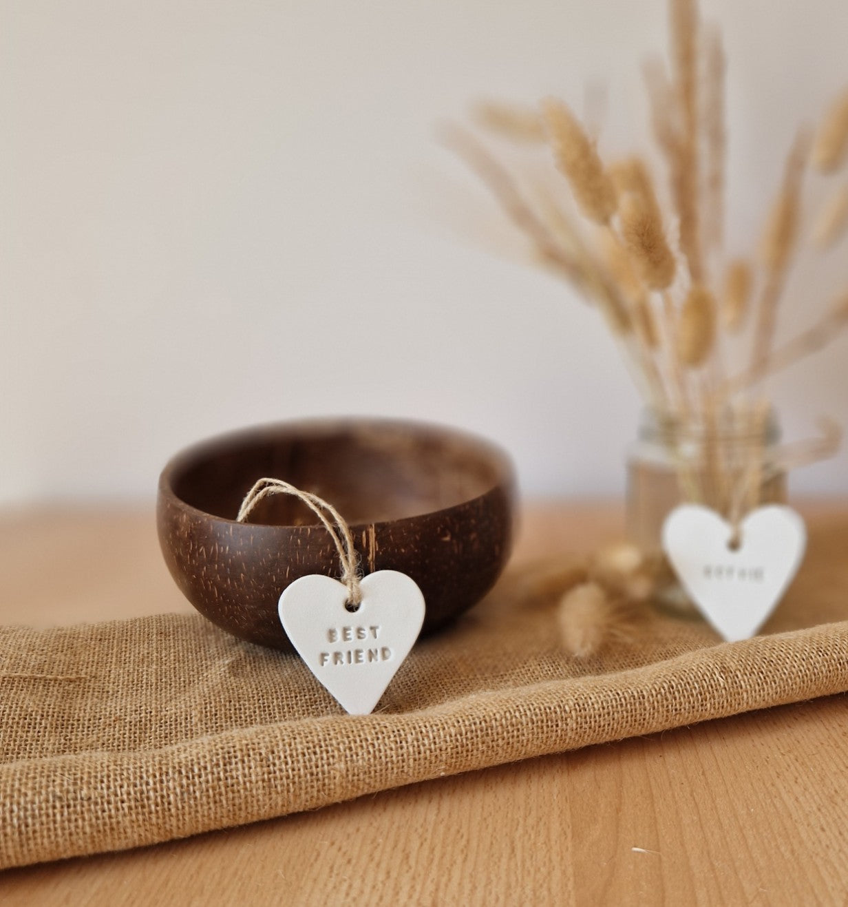 Personalised Clay Heart