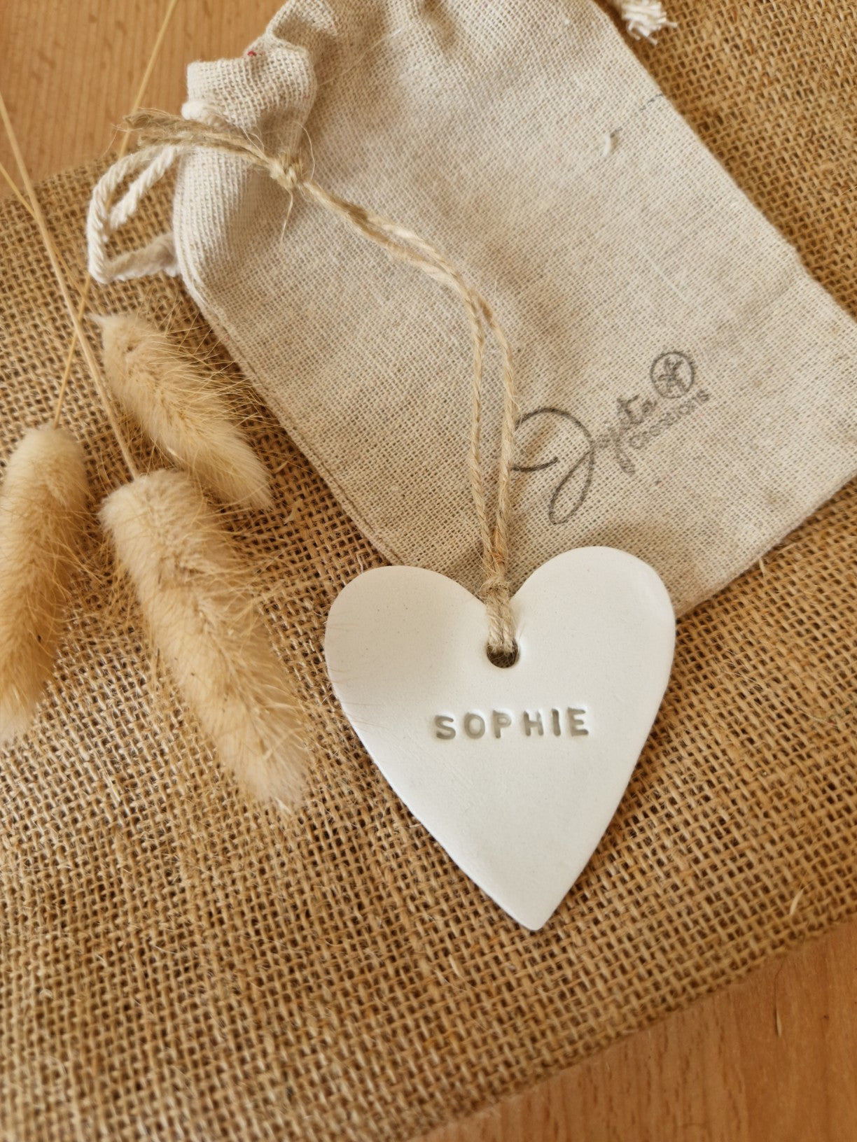 Personalised Clay Heart