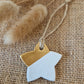 Clay Star Gold Decoration 