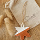 Snowflake Clay Christmas Decoration Gold