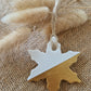 Clay Snowflake Gold Decoration 