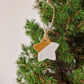 Clay Star Gold Decoration 