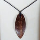 coconut Shell Unisex Surfboard Pendant, Ocean Pendant 