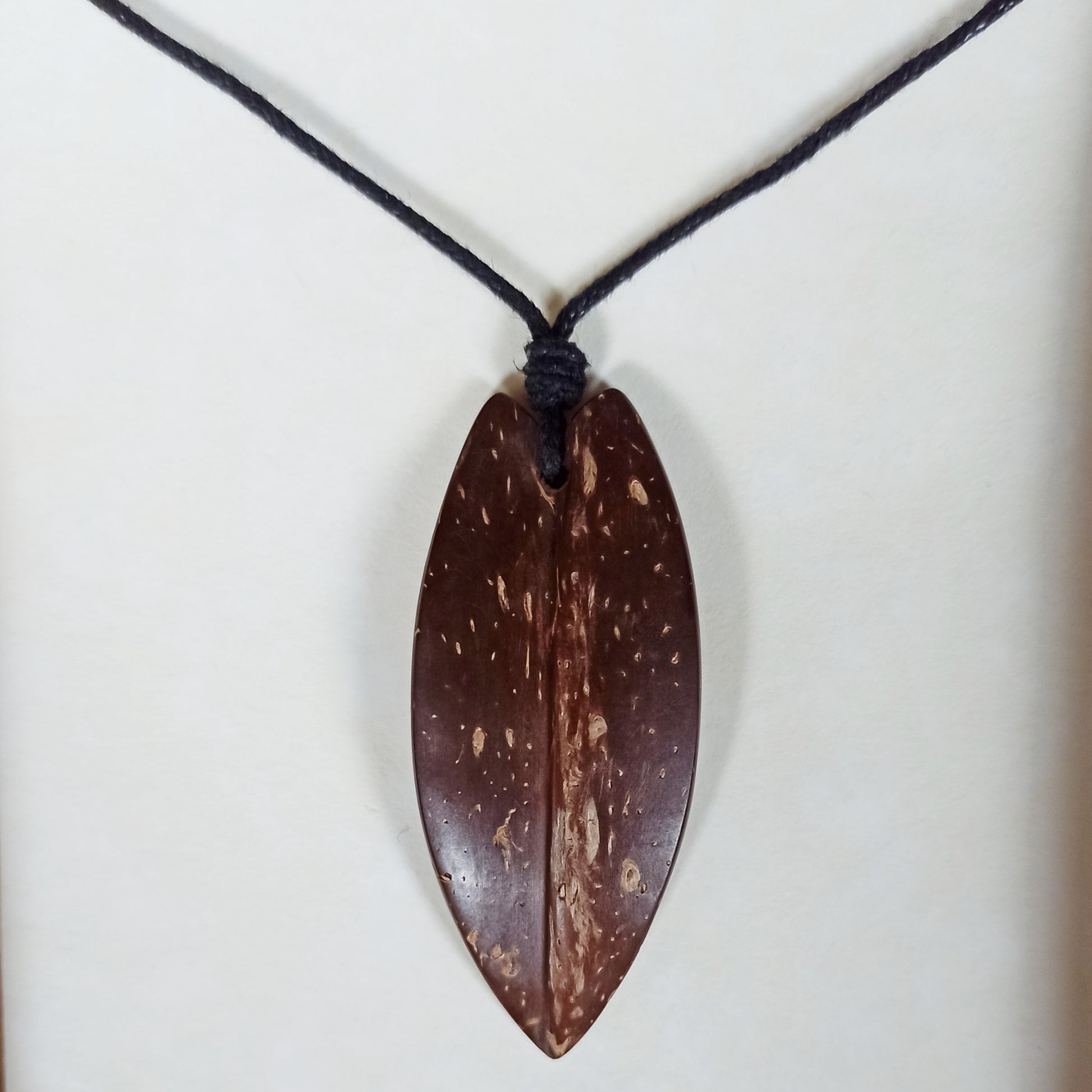 coconut Shell Unisex Surfboard Pendant, Ocean Pendant 