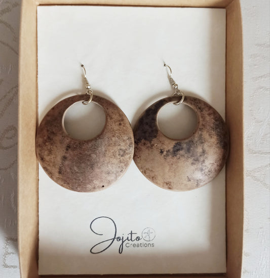 Gourd Large Hoop Earrings