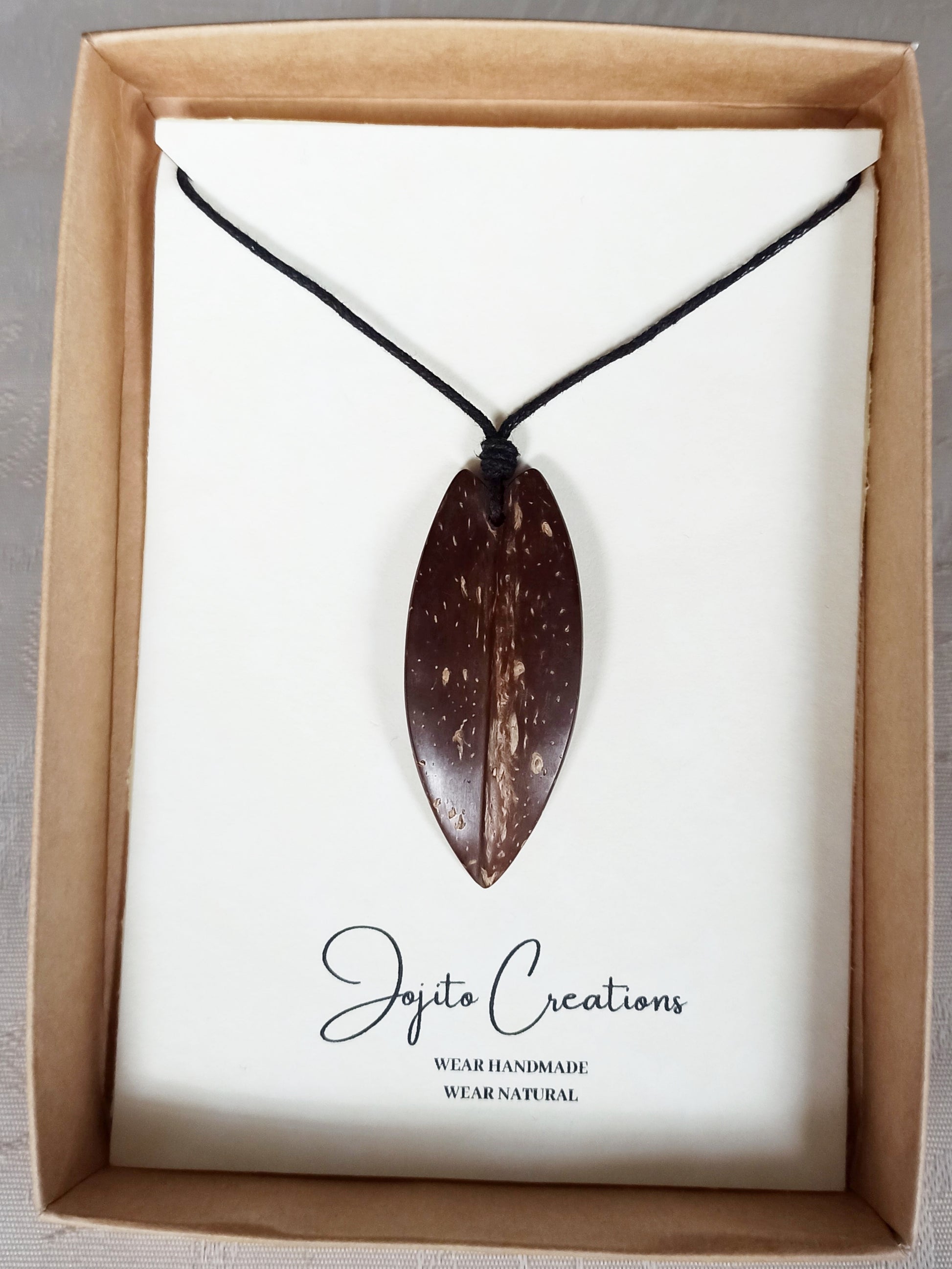 coconut Shell Unisex Surfboard Pendant, Ocean Pendant 