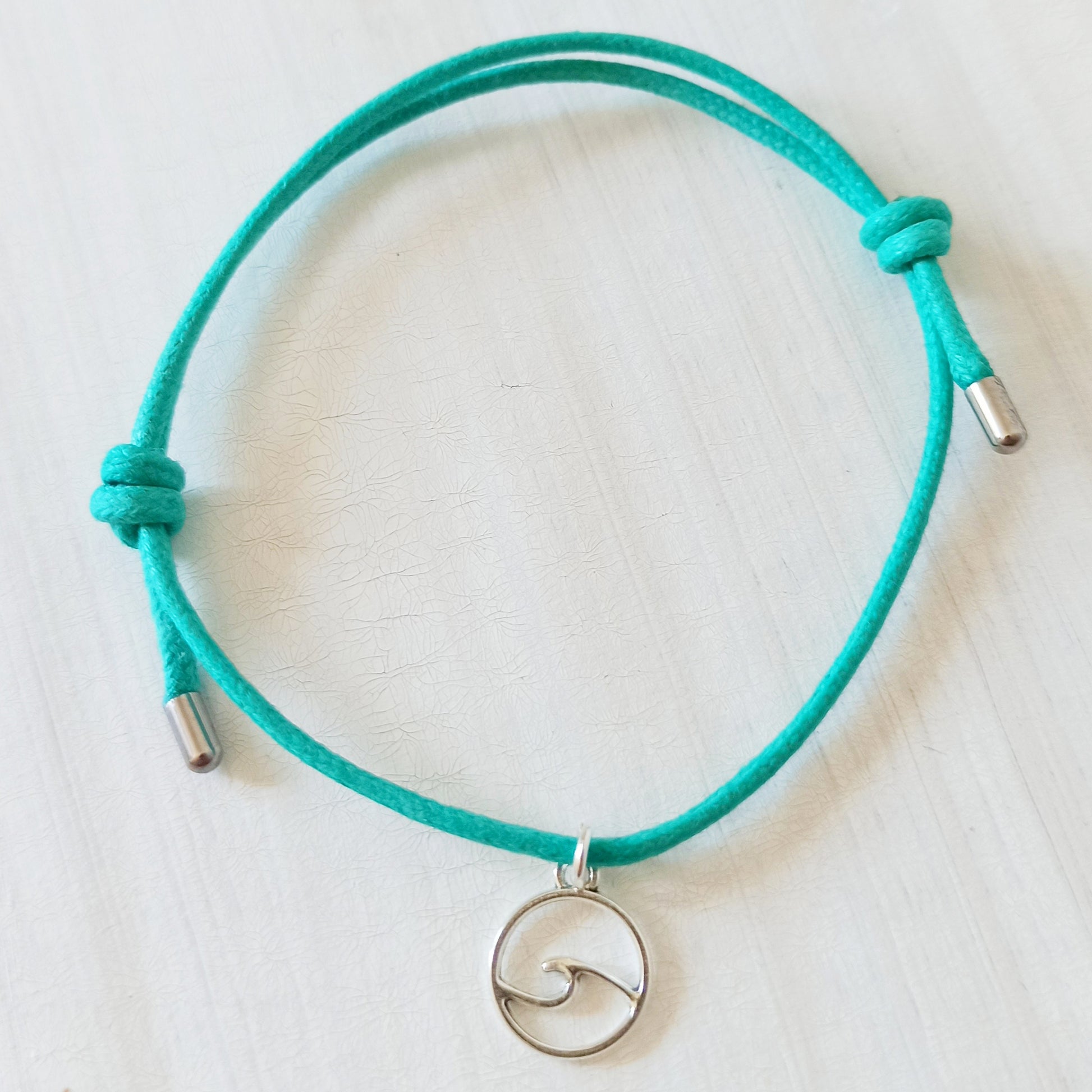 Ocean Wave Bracelet Anklet turquoise