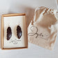 Coconut Shell Feather Earrings, Eco Friendly Jewellery