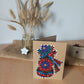 Hand Painted Mandala Snowman Christmas Card Personalised Cards, Eco Cards Greetings cards