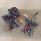 Hand Painted Antler  Letters Christmas Tree Decoration. Customised Ornament for Children