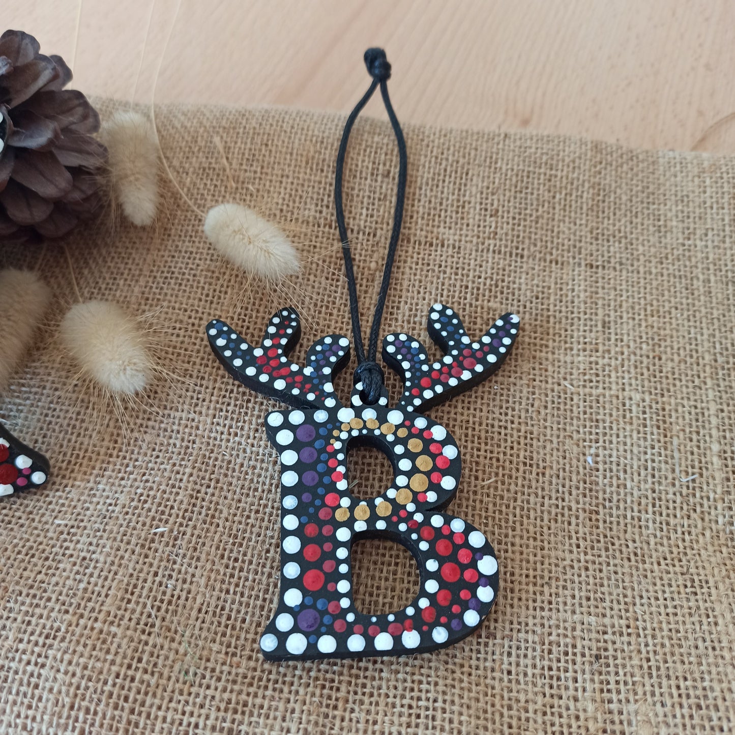 Antler Letters Christmas Decorations