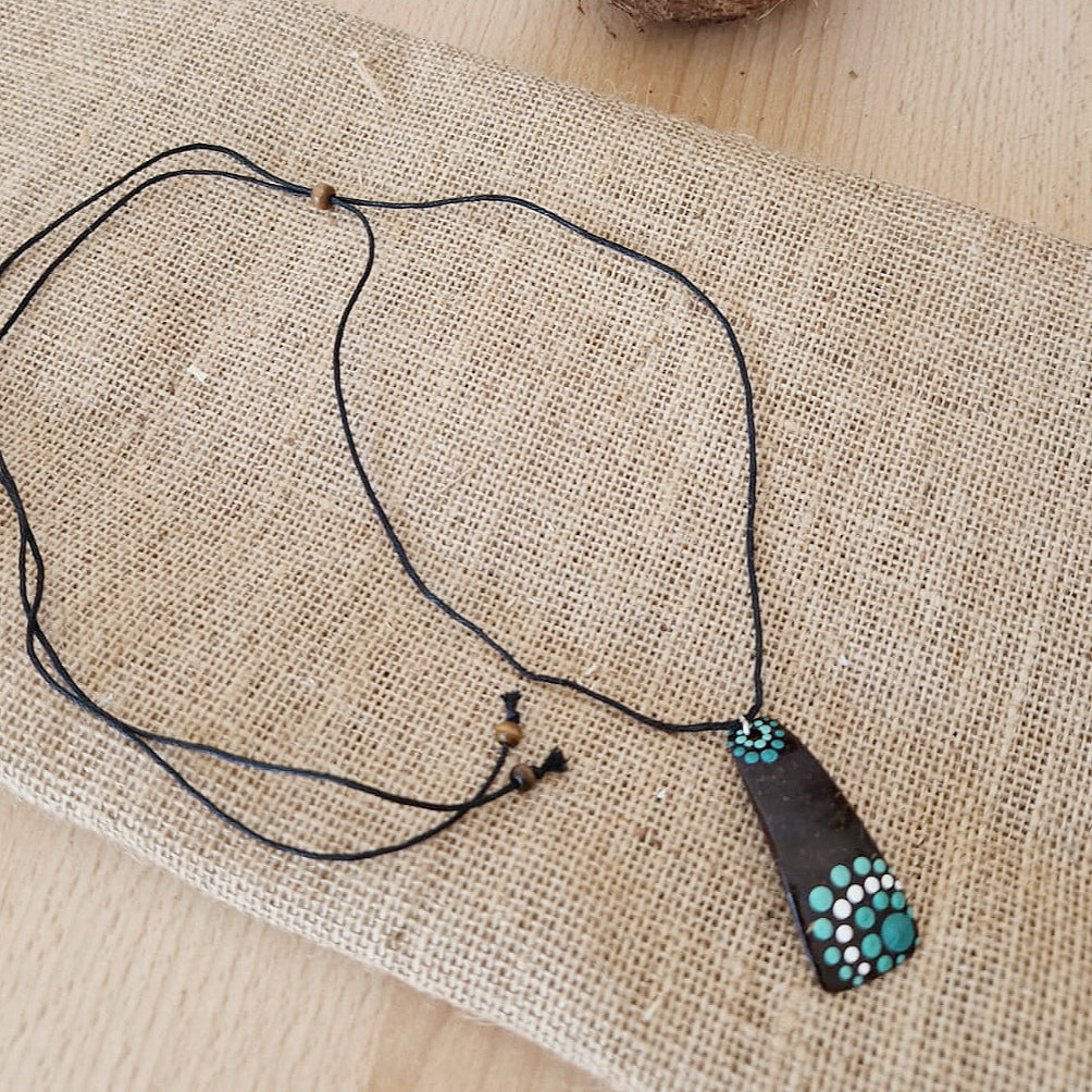 Coconut Shell Pendant, Jojito Creations, Handmade