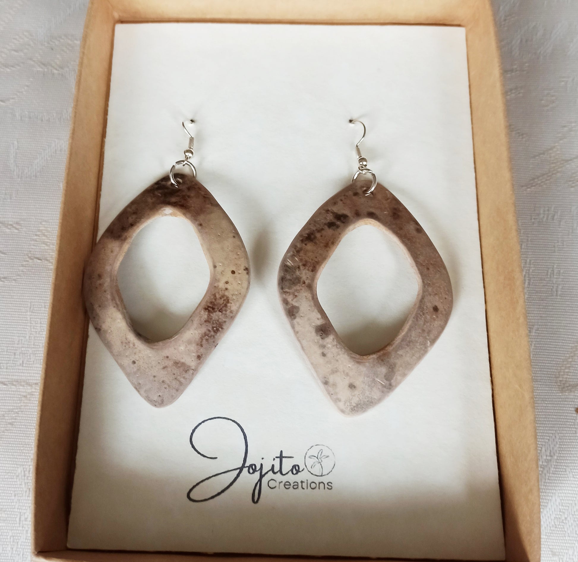Handcrafted Gourd Earrings Natural Jewellery 