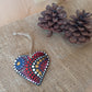 Hand Painted Gourd Heart