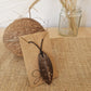 coconut Shell Unisex Surfboard Pendant, Ocean Pendant 