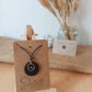 Wave Coconut Shell Pendant Necklace, his and Hers Pendants, Eco Friendly Jewellery 
