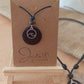 Wave Coconut Shell Pendant Necklace, his and Hers Pendants, Eco Friendly Jewellery 