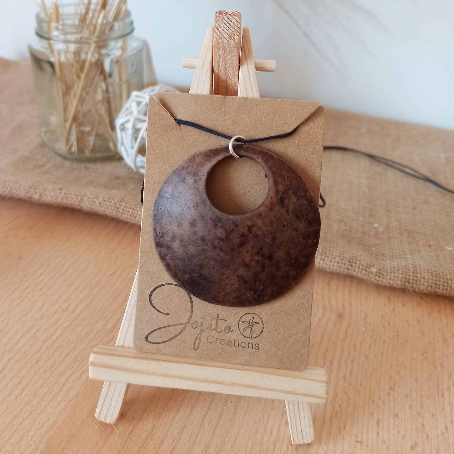 Gourd Natural Pendant Necklace Jojito Creations