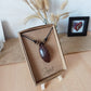 Leaf Coconut Shell Pendant Wood Unisex Necklace