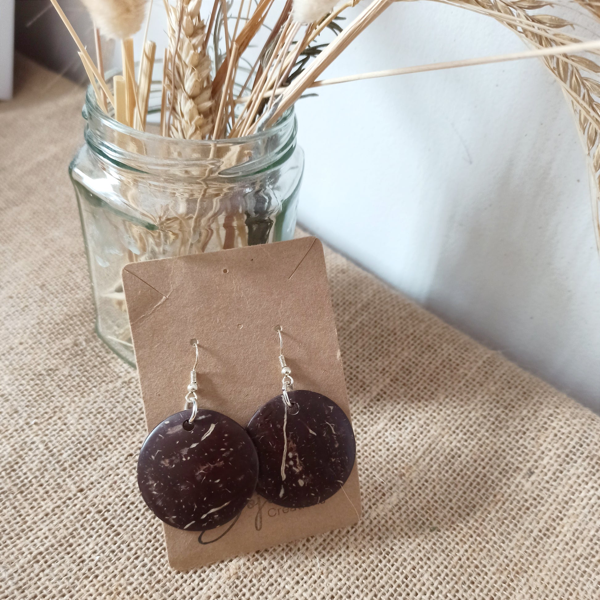 Coconut Shell Earrings 